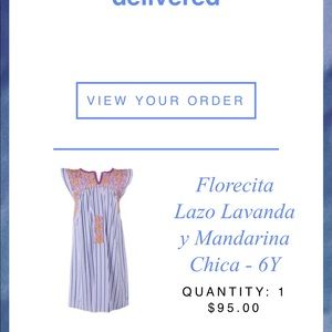 Mi Golondrina kids dress size 6y